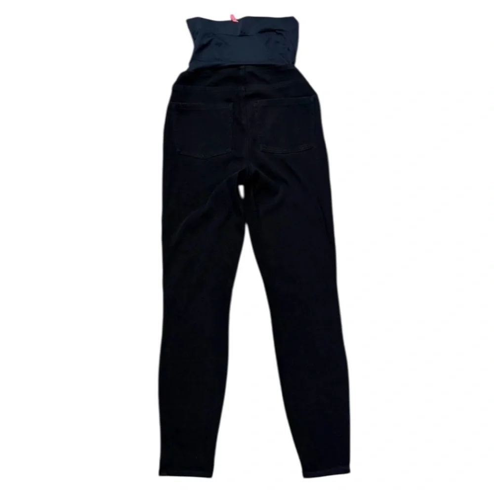 SPANX Maternity Mama Ankle Jean-Ish Black Stretch Comfy Leggings Sz Medium Nwt